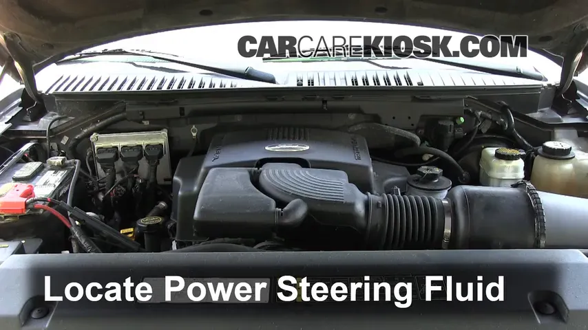 2004 Ford Expedition XLT 5.4L V8 Power Steering Fluid Add Fluid